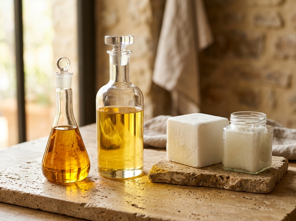 Refined vegetable oils, palm fractions and food fats
